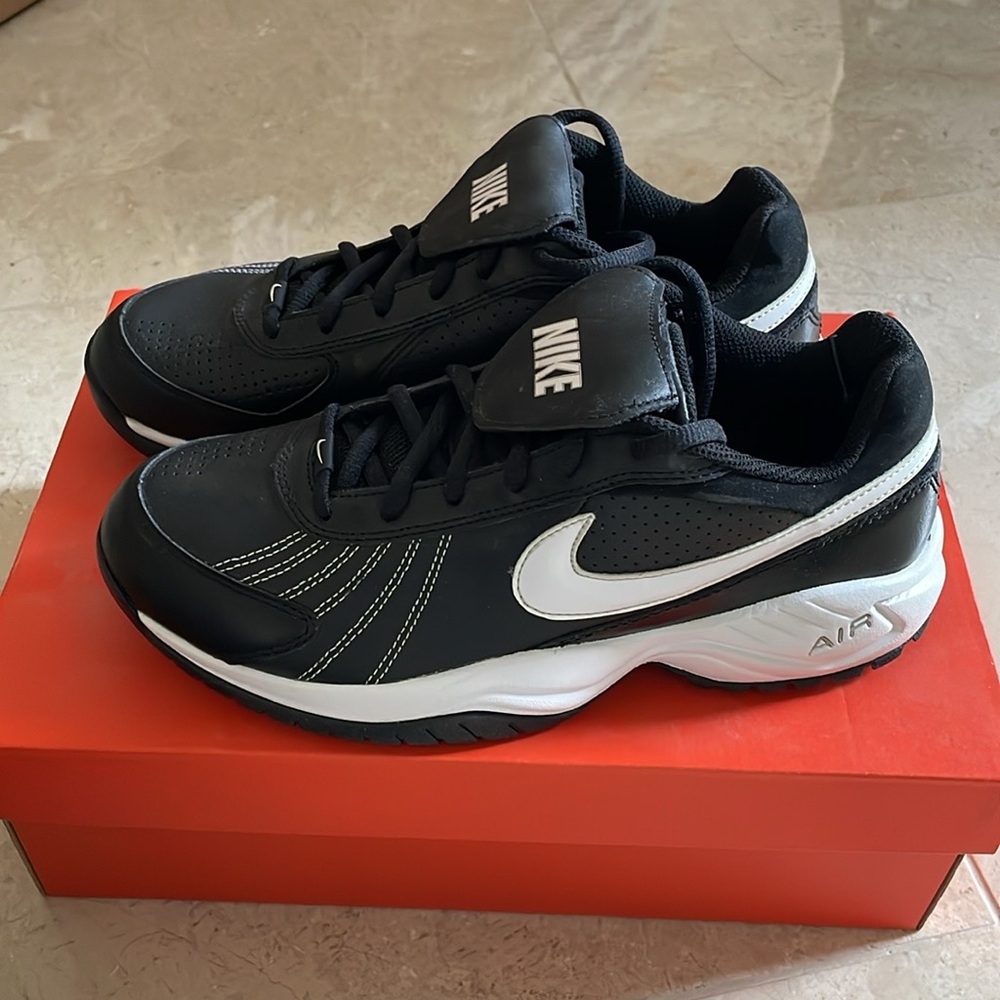 New Mens Nike Air Diamond Trainer Baseball Shoes, Sz 8 Wide